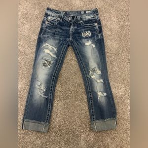 Miss Me jeans Signature cropped jeans size 26, 26” inseam